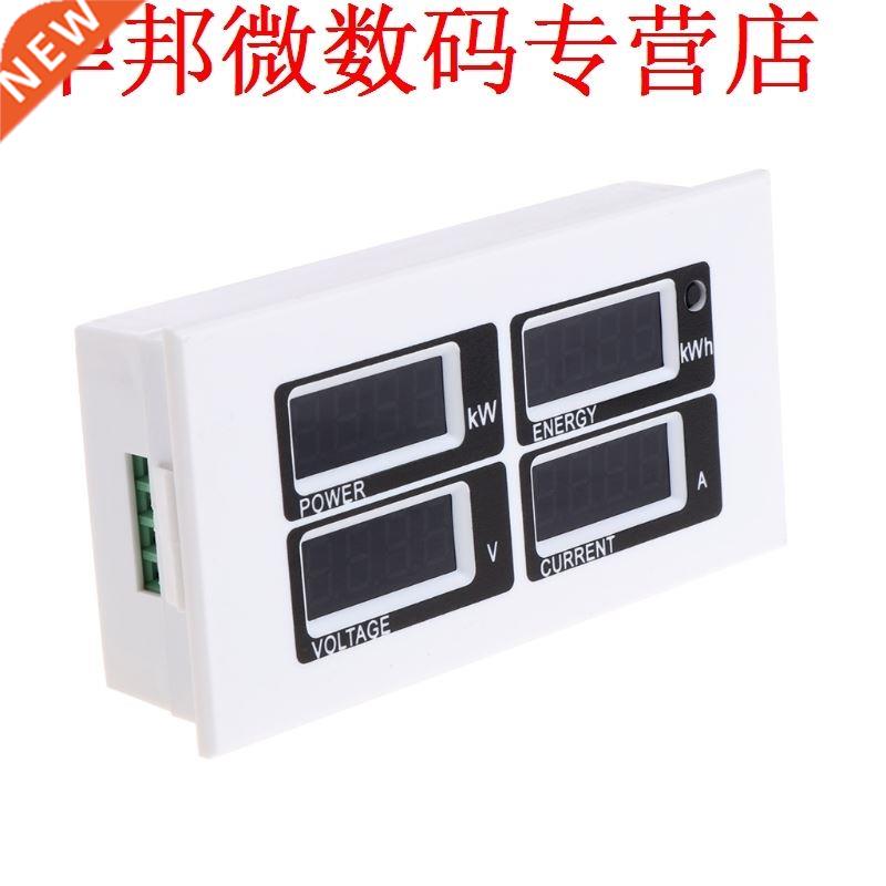 4in1 Ammeter Voltmeter Watt Power Energy Meter AC 80-260V 10