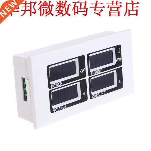 4in1 Ammeter Voltmeter Watt Power Energy Meter AC 80-260V 10