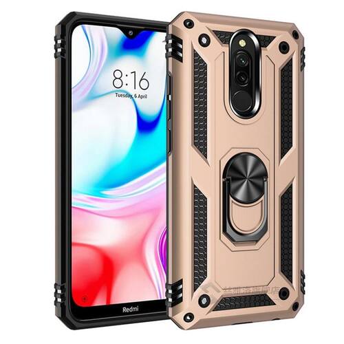 Luxury Armor Shockproof Case Xiaomi Redmi 8 case Silicone B