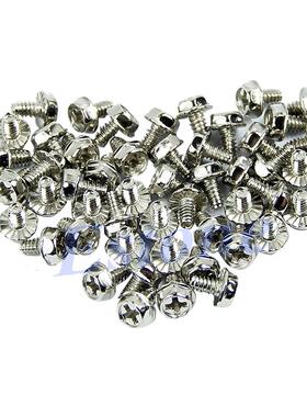 500Pcs Toothed Hex 6/32 Computer PC Case Hard Drive Motherbo