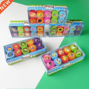 10pcs Kids Crtoon Stmp Children Custom Plstic Rubber Sel