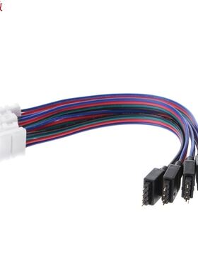 5 Pcs 15cm 4 Pin 4 Pin 5050 3528 LED RGB Strip Extension Con