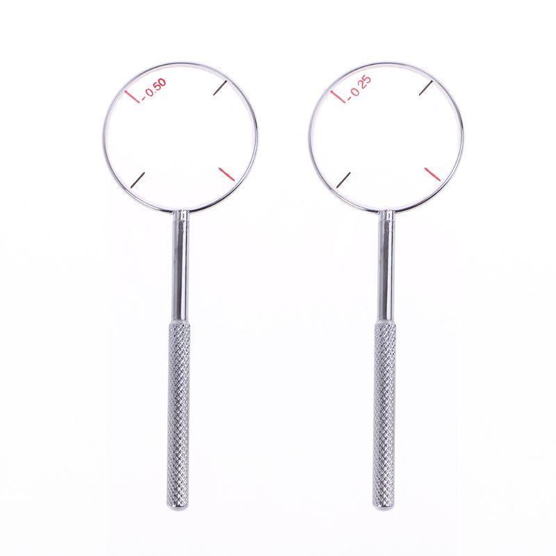 Round Optical Cross Cylinder Lens Tool Optical Instruments O