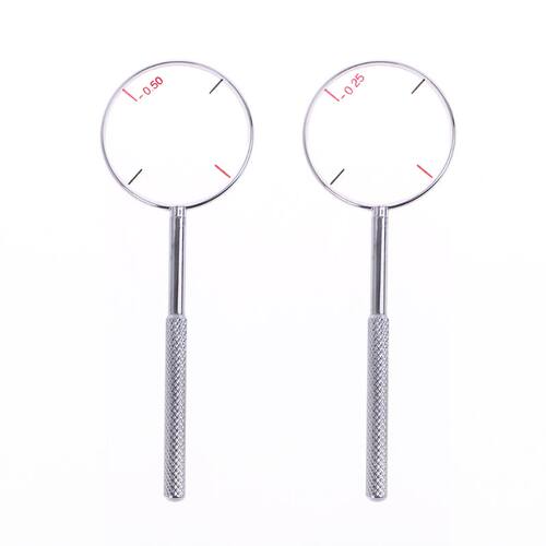 Round Optical Cross Cylinder Lens Tool Optical Instruments O