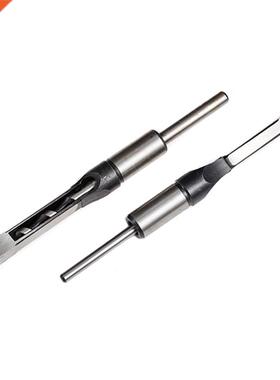 6pcs Woodworkng Square Hole Drll Bt Mortsng Chsel Set