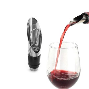 Stainless Steel Reusable Wine Pourer and Stopper Two-in-One