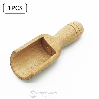 Mini Wooden Scoops Bath Salt Spoon Can Flour Spoon Scoops