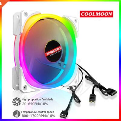 COOLMOON 4Pin PWM 5V Pin ARGB Computer Heatsink Cooler Radi