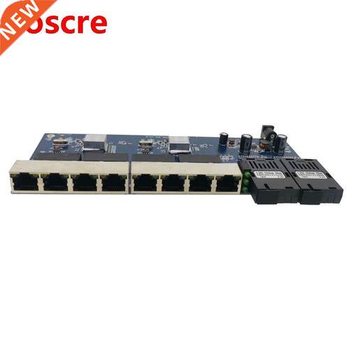 Reverse POE 2G8 RJ45 Gigabit Ethernet Switch Fiber Port SC C