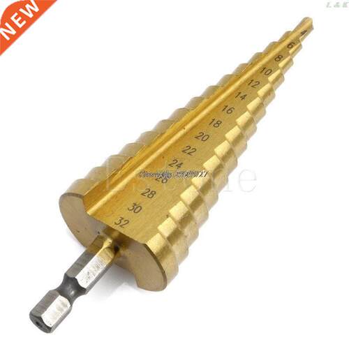 1Pcs Titanium HSS Steel Step Drill Bit He Cutter To 4-12