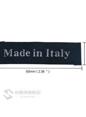 100pcs/lot Italy labels for gart handmade tag made in italy