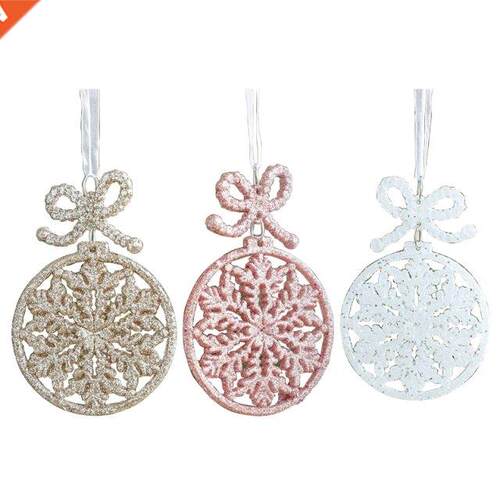 Plastic Christmas Glitter Snowflake Winter for Christmas Dec