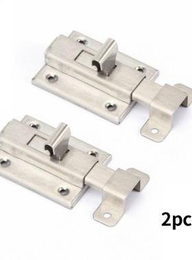 2PCS Stainless Steel Slide Door olts 77*30mm athroom edro