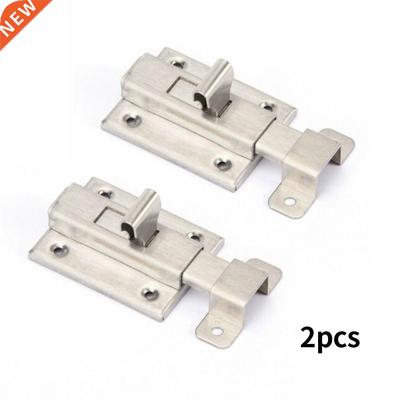 2PCS Stainless Steel Slide Door olts 77*30mm athroom edro