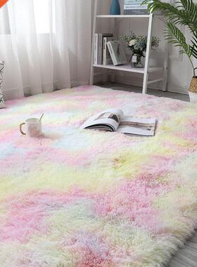 *Colorful Carpets Living Room Soft Fluffy Rug Bedroom Sofa