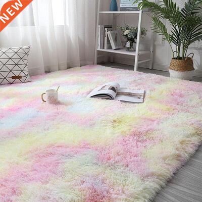 *Colorful Carpets Living Room Soft Fluffy Rug Bedroom Sofa