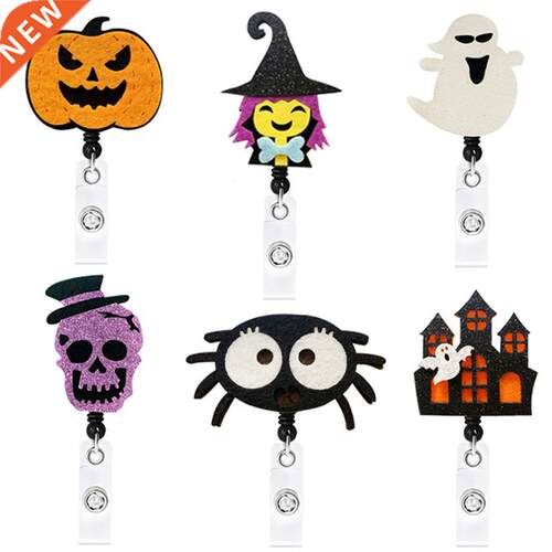 Pack of 6 Pcs Lovely Retractable Nurse Badge Holder Set Hall