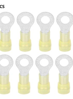 200Pcs Cold Pressed Terminal O-Type RNY5.5-6D Copper Wire Cr