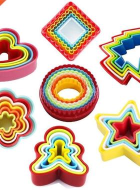 5pcs/6pcs/Set Cookie Cutter Cake Mold Biscuit Fondant  Ca