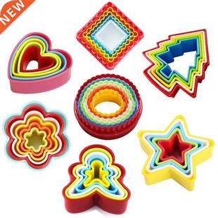 5pcs/6pcs/Set Cookie Cutter Cake Mold Biscuit Fondant Ca