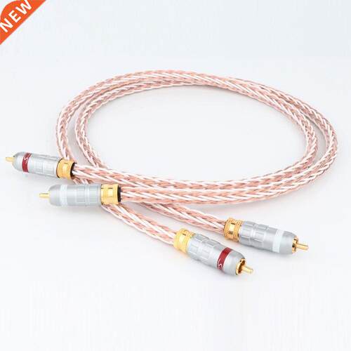 8TC 7N OCC Pure copper RCA Cable Hi-end CD Amplifier Interco