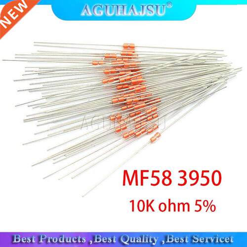 20 pcs Thermal Resistor NTC MF58 3950 B 10K ohm 5%