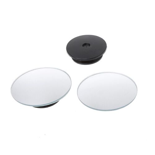 1 Pair 360 Wide Angle Convex Blind Spot Mirrors Frameless Ul