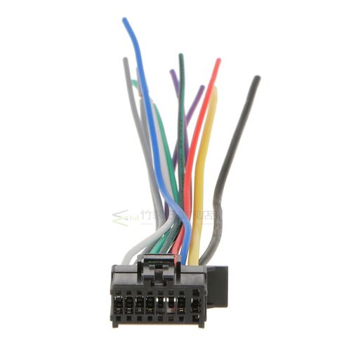 16cm Car Speaker Stereo Wire Harness 16-pin  Connector Cable