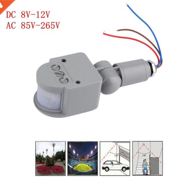 AC 220V DC 12V Infrared PIR Motion Sensor Switch With LED Li