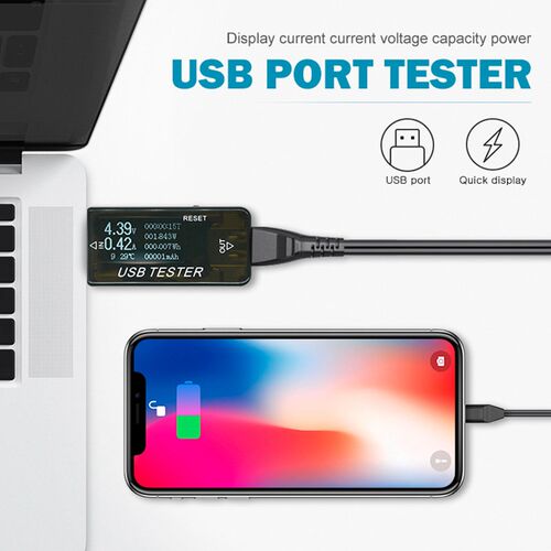 6 in1 USB tester DC Digital voltmeter amperimetro voltage
