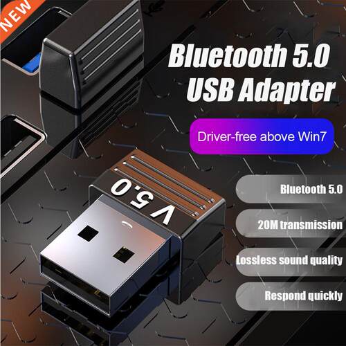 USB Bluetooth-compatible 5.0 Adapter Transmitter Audio Recei
