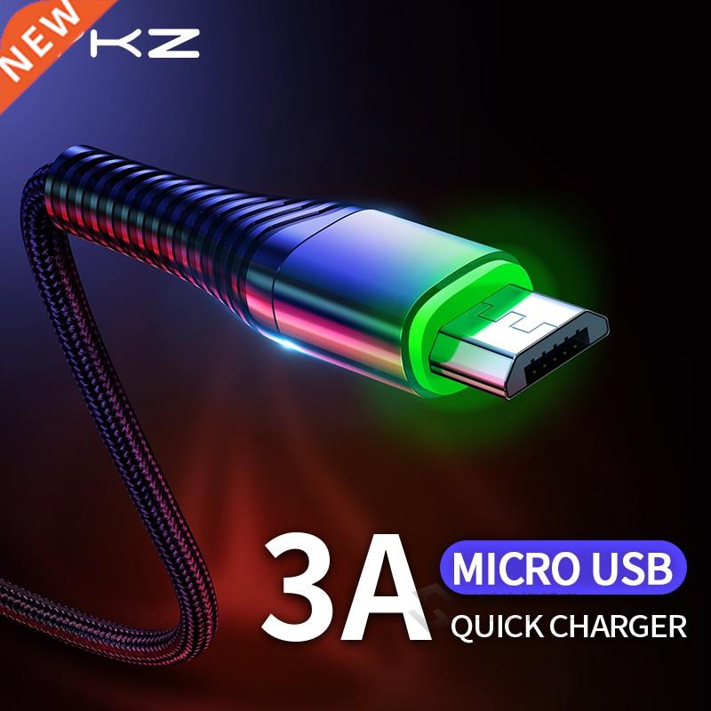 YKZ 3A LED Micro SB Cable Fast Charging Microusb Charger Dat