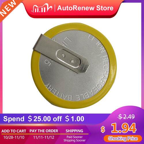 Recharable LIR 2025 Battery 3.6V BMW key e46 e39 e36 e38