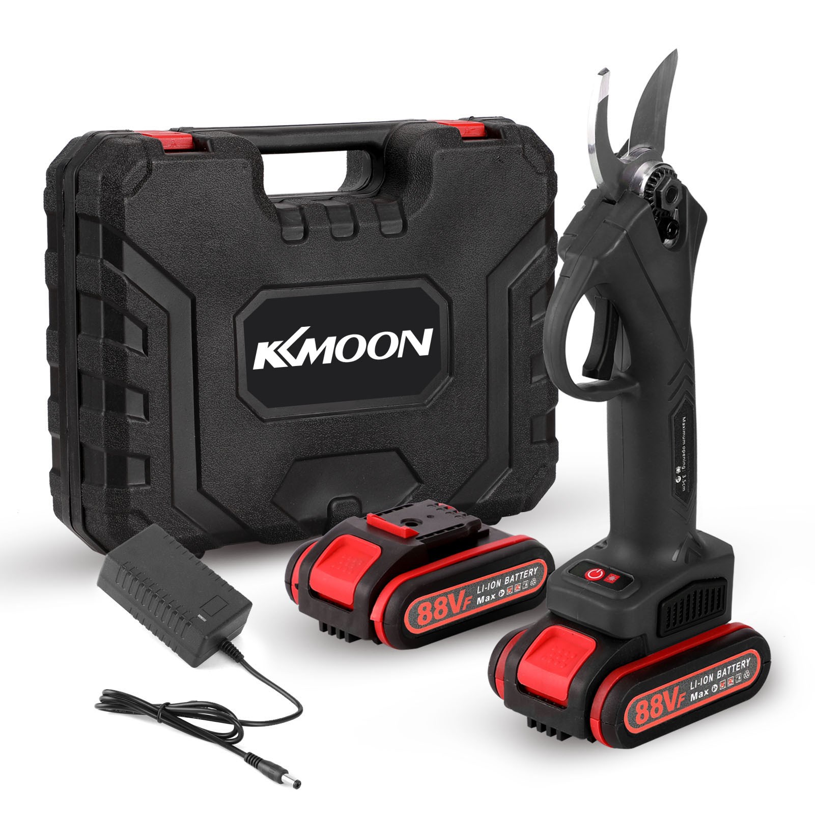 KKmoon 21V 30mm Cordless Electric Pruner 88VF Pruning Shear