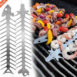 Stainless Steel shrimp fish bone Barbecue Fork Marshmallow G