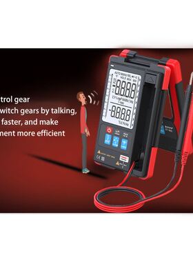 Multimeter Voltage Tester Auto-ranging Measures Current Volt
