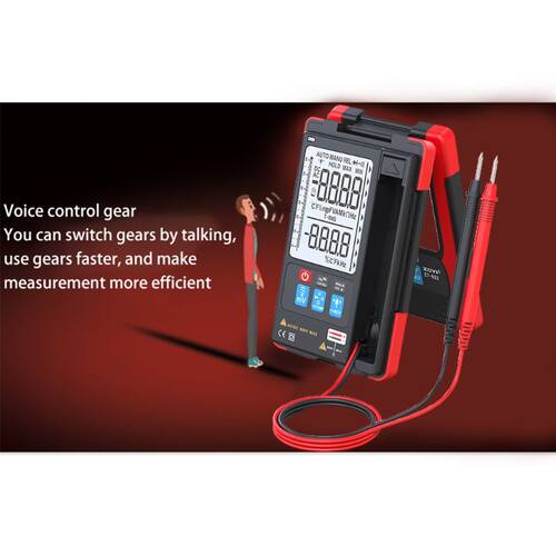 Multimeter Voltage Tester Auto-ranging Measures Current Volt