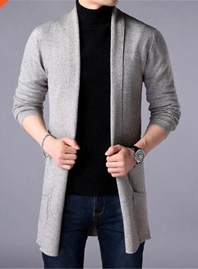 Sweater Coats Men New Fashion 2022 Autumn Men's Slim Lon