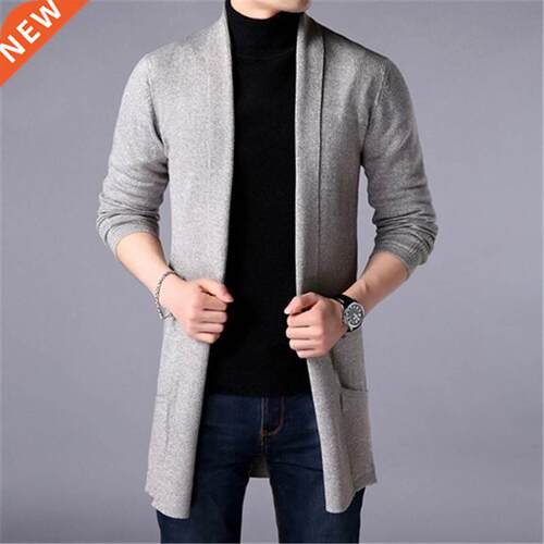 Sweater Coats Men New Fashion 2022 Autumn Men's Slim Lon