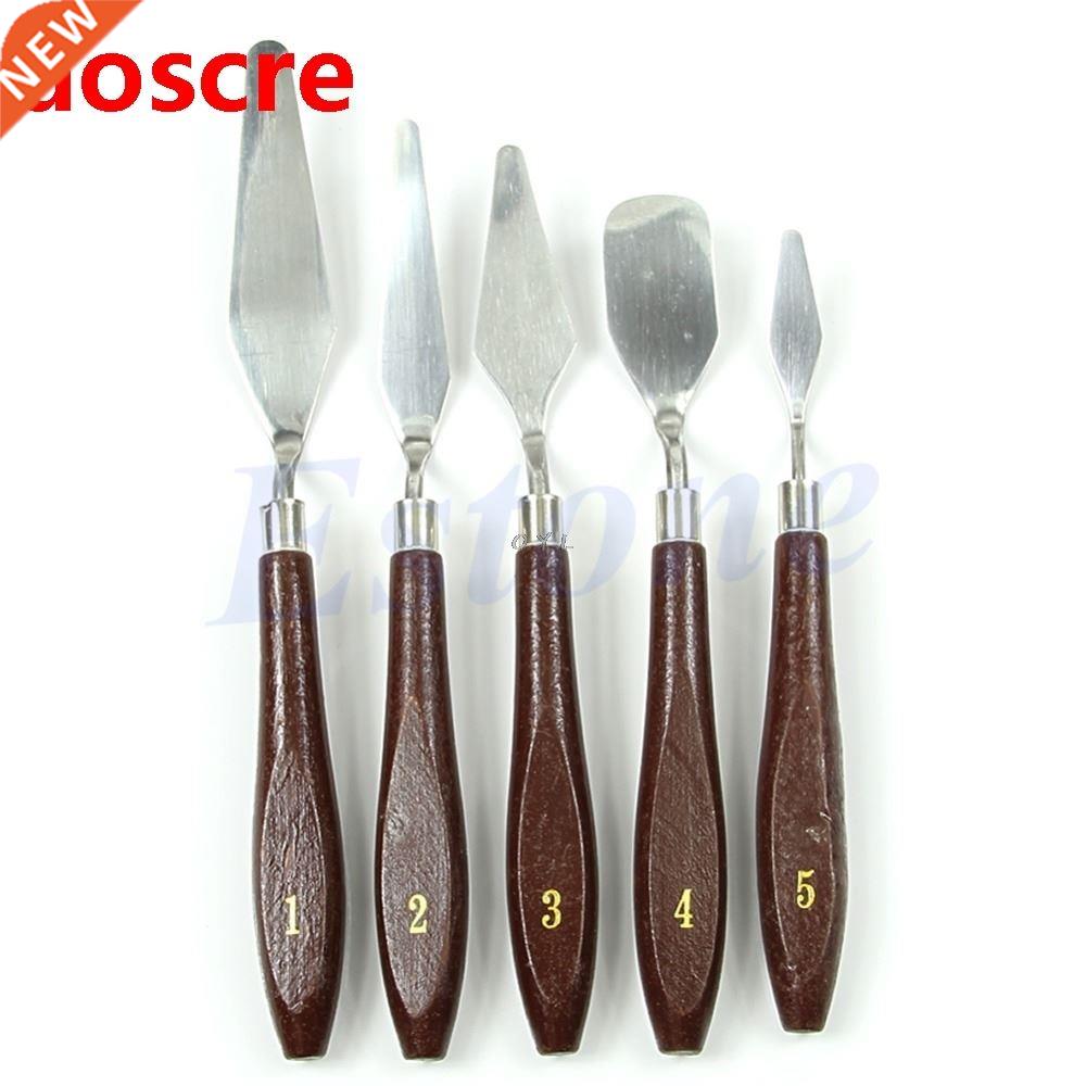 5pcs Artist Painting Palette Knife Spatula Paint Art for Thi