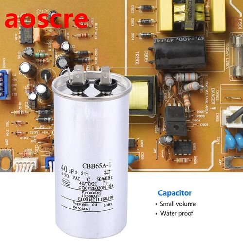 CBB65 40uF 450V Capacitor Aluminum Foil Air Start Capacitor