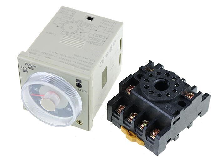 H3CR-A 11 pin AC 100-240V time relay H3CR series 100-240VAC