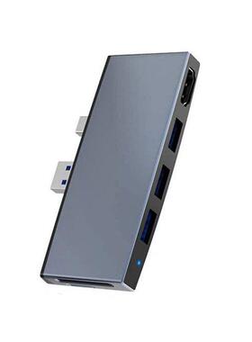 USB 3.1 Type-C Hub To HDMI-compatible Adapter USB C 6-in-1 H