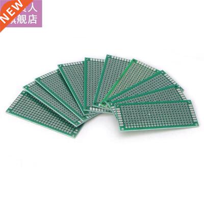 10 Pcs 3x7cm Double Side Prototype DIY PCB Tinned Glass Fib