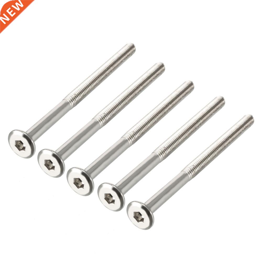 xcell 5pcs M6 Hex Socket Head Machine Screw Bolt Length 60mm