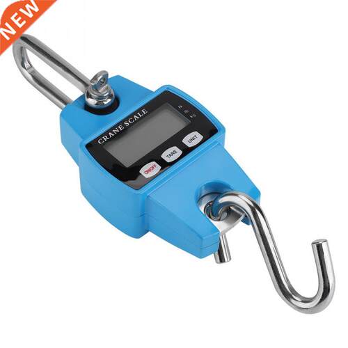 300KG Sky Blue Hanging Crane Scale Industrial Hook Weight Me