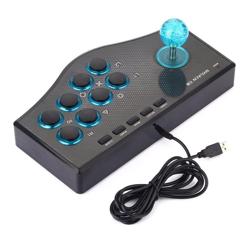3 In 1 USB Wired Game Controller Arcade Fighting Joystick St