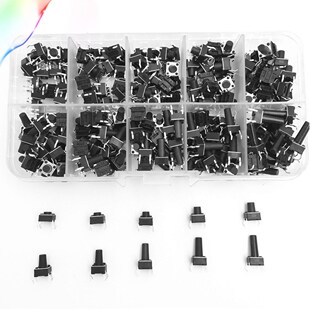 EziUsin 10 models 100pcs 6*6 Tact Switch Tactile Push Button