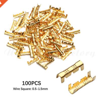 100Pcs/Set U-type Docking Connector Line Pressing Button Qui