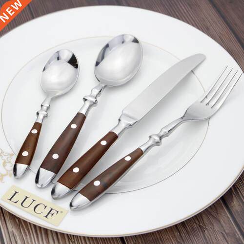 Classic Elegant Resin Rivets Handle yle ainless eel W